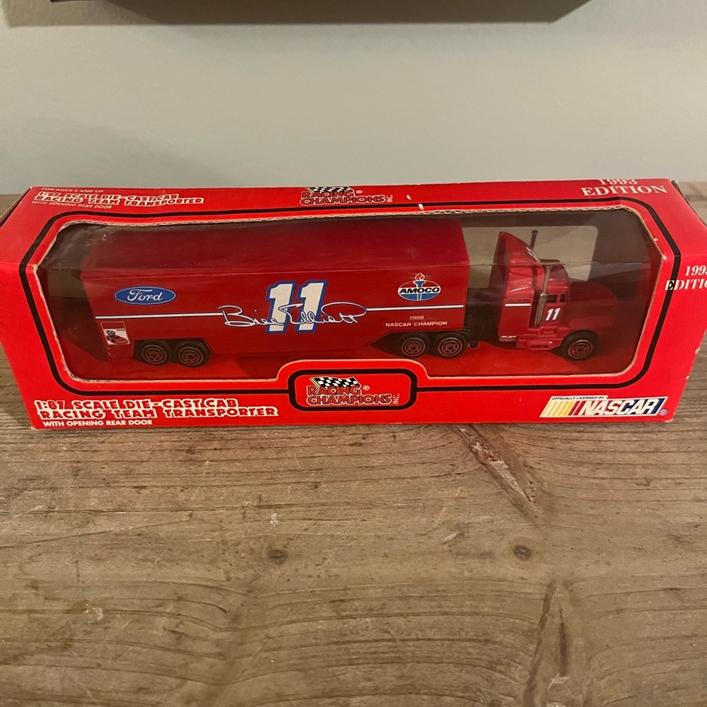 Bill Elliot ford semi‎ truck nascar 11